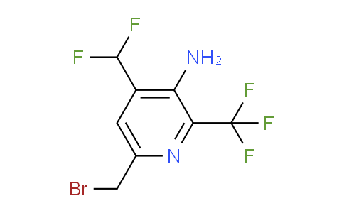 AM129567 | 1805157-08-7 | 3-Amino-6-(bromomethyl)-4-(difluoromethyl)-2-(trifluoromethyl)pyridine