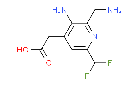 AM129570 | 1806887-81-9 | 3-Amino-2-(aminomethyl)-6-(difluoromethyl)pyridine-4-acetic acid