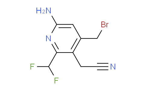 AM129576 | 1805234-20-1 | 6-Amino-4-(bromomethyl)-2-(difluoromethyl)pyridine-3-acetonitrile