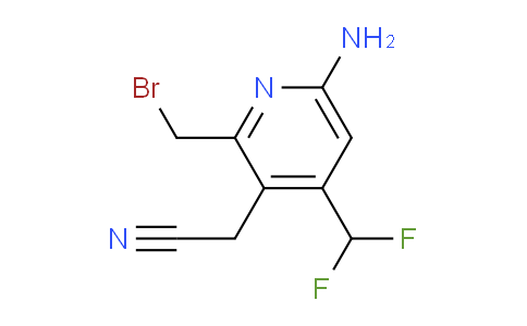 AM129583 | 1806002-92-5 | 6-Amino-2-(bromomethyl)-4-(difluoromethyl)pyridine-3-acetonitrile