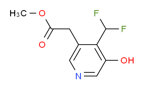 Methyl 4-(difluoromethyl)-3-hydroxypyridine-5-acetate