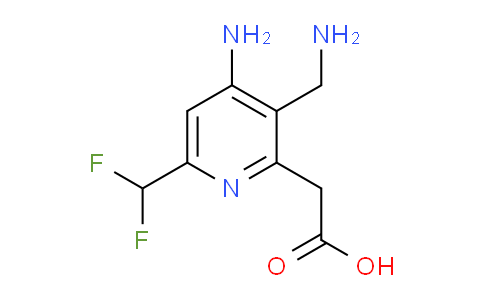 4-Amino-3-(aminomethyl)-6-(difluoromethyl)pyridine-2-acetic acid
