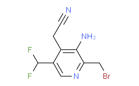 AM129593 | 1806888-62-9 | 3-Amino-2-(bromomethyl)-5-(difluoromethyl)pyridine-4-acetonitrile