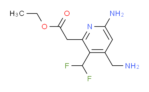AM129595 | 1806829-17-3 | Ethyl 6-amino-4-(aminomethyl)-3-(difluoromethyl)pyridine-2-acetate