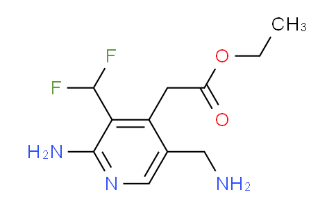 AM129598 | 1806820-85-8 | Ethyl 2-amino-5-(aminomethyl)-3-(difluoromethyl)pyridine-4-acetate