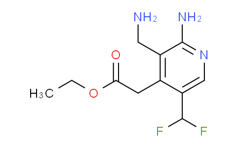 AM129599 | 1806820-77-8 | Ethyl 2-amino-3-(aminomethyl)-5-(difluoromethyl)pyridine-4-acetate