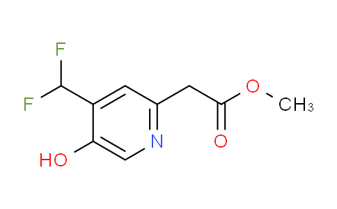 Methyl 4-(difluoromethyl)-5-hydroxypyridine-2-acetate