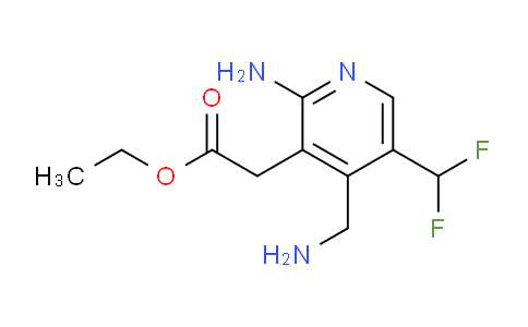 AM129606 | 1806010-50-3 | Ethyl 2-amino-4-(aminomethyl)-5-(difluoromethyl)pyridine-3-acetate