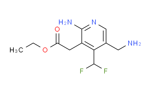 AM129608 | 1805338-04-8 | Ethyl 2-amino-5-(aminomethyl)-4-(difluoromethyl)pyridine-3-acetate