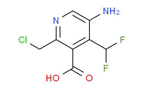 5-Amino-2-(chloromethyl)-4-(difluoromethyl)pyridine-3-carboxylic acid