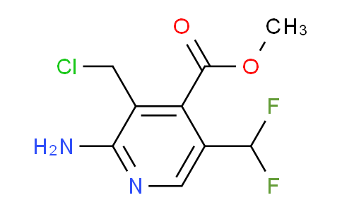 Methyl 2-amino-3-(chloromethyl)-5-(difluoromethyl)pyridine-4-carboxylate