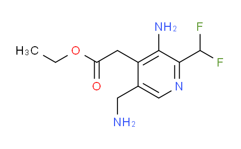 AM129617 | 1805338-12-8 | Ethyl 3-amino-5-(aminomethyl)-2-(difluoromethyl)pyridine-4-acetate