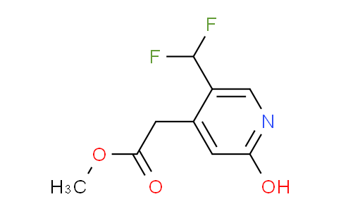 Methyl 5-(difluoromethyl)-2-hydroxypyridine-4-acetate