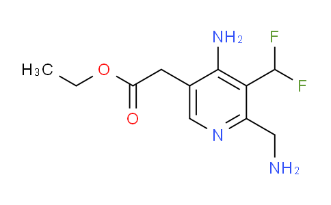 AM129622 | 1805387-34-1 | Ethyl 4-amino-2-(aminomethyl)-3-(difluoromethyl)pyridine-5-acetate