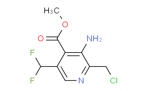 AM129628 | 1805233-79-7 | Methyl 3-amino-2-(chloromethyl)-5-(difluoromethyl)pyridine-4-carboxylate