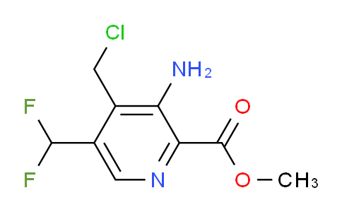 AM129631 | 1806903-82-1 | Methyl 3-amino-4-(chloromethyl)-5-(difluoromethyl)pyridine-2-carboxylate