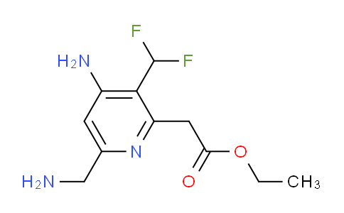 AM129632 | 1805337-58-9 | Ethyl 4-amino-6-(aminomethyl)-3-(difluoromethyl)pyridine-2-acetate
