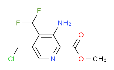 AM129633 | 1806819-40-8 | Methyl 3-amino-5-(chloromethyl)-4-(difluoromethyl)pyridine-2-carboxylate