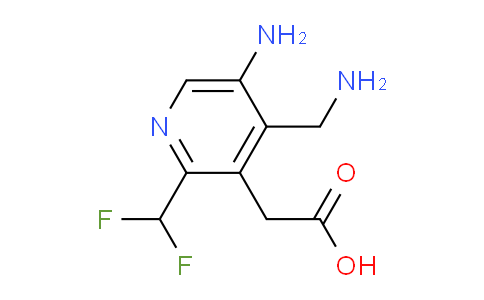 AM129644 | 1806799-79-0 | 5-Amino-4-(aminomethyl)-2-(difluoromethyl)pyridine-3-acetic acid