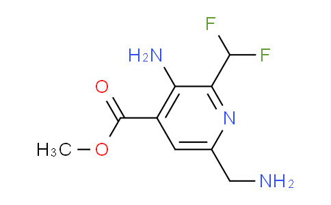 AM129648 | 1804722-19-7 | Methyl 3-amino-6-(aminomethyl)-2-(difluoromethyl)pyridine-4-carboxylate