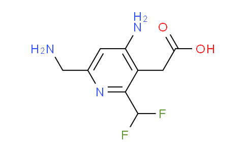 AM129661 | 1804722-43-7 | 4-Amino-6-(aminomethyl)-2-(difluoromethyl)pyridine-3-acetic acid