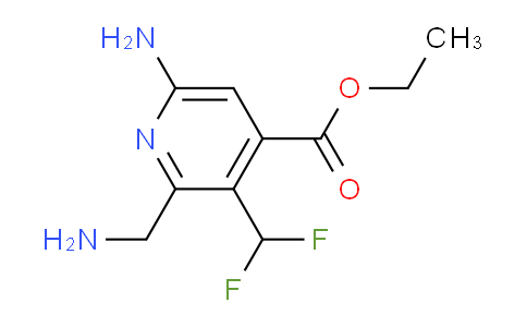 AM129666 | 1806828-49-8 | Ethyl 6-amino-2-(aminomethyl)-3-(difluoromethyl)pyridine-4-carboxylate