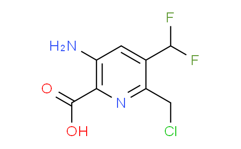 AM129674 | 1805441-37-5 | 5-Amino-2-(chloromethyl)-3-(difluoromethyl)pyridine-6-carboxylic acid