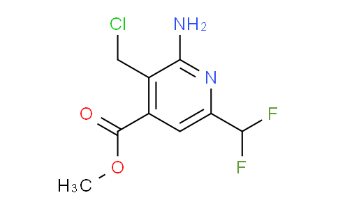 AM129679 | 1804462-83-6 | Methyl 2-amino-3-(chloromethyl)-6-(difluoromethyl)pyridine-4-carboxylate