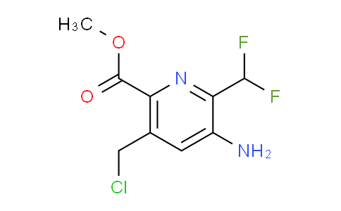 AM129692 | 1804462-99-4 | Methyl 3-amino-5-(chloromethyl)-2-(difluoromethyl)pyridine-6-carboxylate