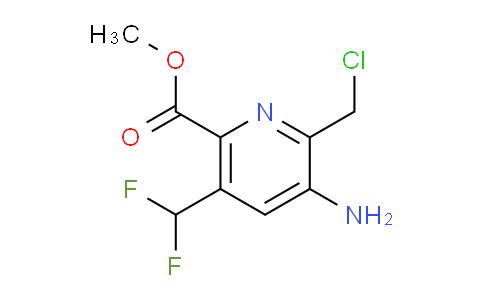 Methyl 3-amino-2-(chloromethyl)-5-(difluoromethyl)pyridine-6-carboxylate