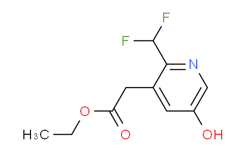 Ethyl 2-(difluoromethyl)-5-hydroxypyridine-3-acetate