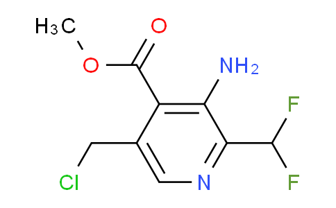 AM129704 | 1805364-02-6 | Methyl 3-amino-5-(chloromethyl)-2-(difluoromethyl)pyridine-4-carboxylate