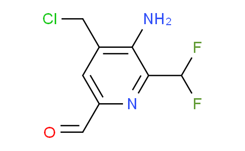 AM129707 | 1806891-18-8 | 3-Amino-4-(chloromethyl)-2-(difluoromethyl)pyridine-6-carboxaldehyde