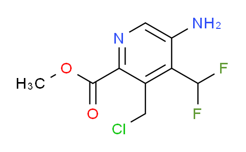 AM129709 | 1805159-05-0 | Methyl 5-amino-3-(chloromethyl)-4-(difluoromethyl)pyridine-2-carboxylate