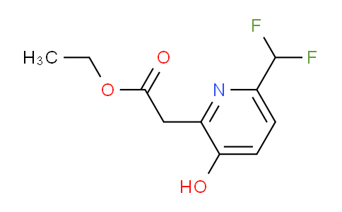 Ethyl 6-(difluoromethyl)-3-hydroxypyridine-2-acetate