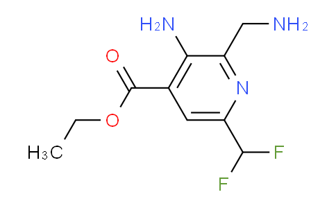 AM129728 | 1804458-51-2 | Ethyl 3-amino-2-(aminomethyl)-6-(difluoromethyl)pyridine-4-carboxylate