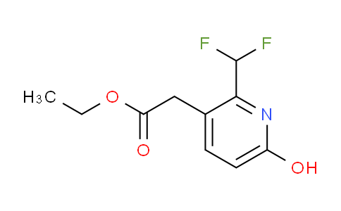 Ethyl 2-(difluoromethyl)-6-hydroxypyridine-3-acetate