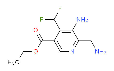 AM129734 | 1804722-26-6 | Ethyl 3-amino-2-(aminomethyl)-4-(difluoromethyl)pyridine-5-carboxylate
