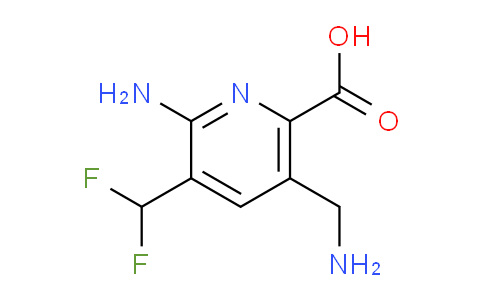 2-Amino-5-(aminomethyl)-3-(difluoromethyl)pyridine-6-carboxylic acid