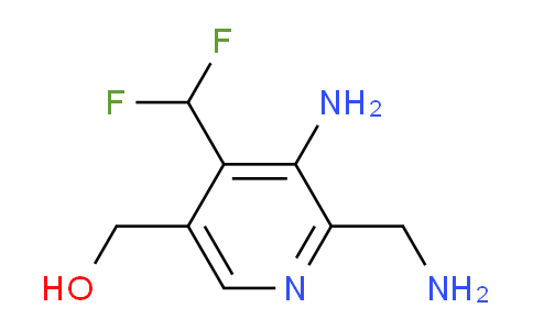 3-Amino-2-(aminomethyl)-4-(difluoromethyl)pyridine-5-methanol