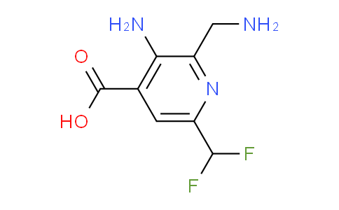AM129745 | 1805386-33-7 | 3-Amino-2-(aminomethyl)-6-(difluoromethyl)pyridine-4-carboxylic acid