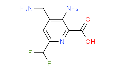 AM129752 | 1806007-48-6 | 3-Amino-4-(aminomethyl)-6-(difluoromethyl)pyridine-2-carboxylic acid