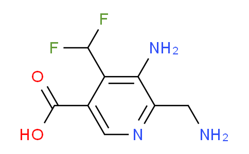 AM129767 | 1805017-10-0 | 3-Amino-2-(aminomethyl)-4-(difluoromethyl)pyridine-5-carboxylic acid