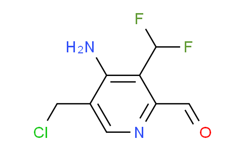 4-Amino-5-(chloromethyl)-3-(difluoromethyl)pyridine-2-carboxaldehyde