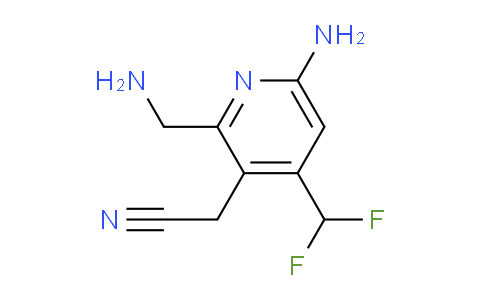 6-Amino-2-(aminomethyl)-4-(difluoromethyl)pyridine-3-acetonitrile