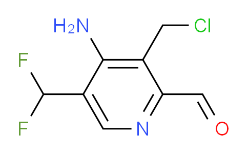 4-Amino-3-(chloromethyl)-5-(difluoromethyl)pyridine-2-carboxaldehyde