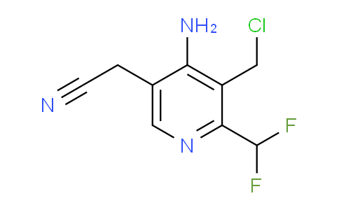 AM129817 | 1805230-58-3 | 4-Amino-3-(chloromethyl)-2-(difluoromethyl)pyridine-5-acetonitrile