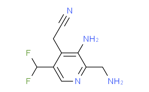 AM129860 | 1806798-34-4 | 3-Amino-2-(aminomethyl)-5-(difluoromethyl)pyridine-4-acetonitrile