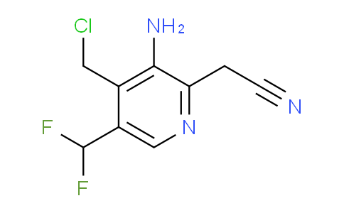 AM129863 | 1804722-06-2 | 3-Amino-4-(chloromethyl)-5-(difluoromethyl)pyridine-2-acetonitrile