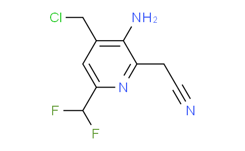 AM129873 | 1806798-14-0 | 3-Amino-4-(chloromethyl)-6-(difluoromethyl)pyridine-2-acetonitrile